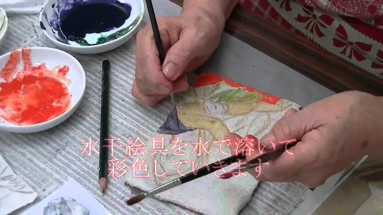 サクラアートサロン大阪　フレスコ画を体験！前編