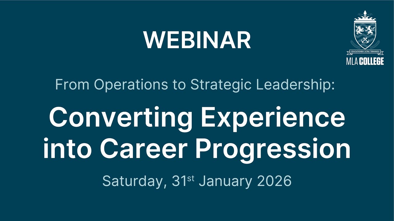 Maritime Career Growth | Insights from ICS International Chairman | MLA College Webinar