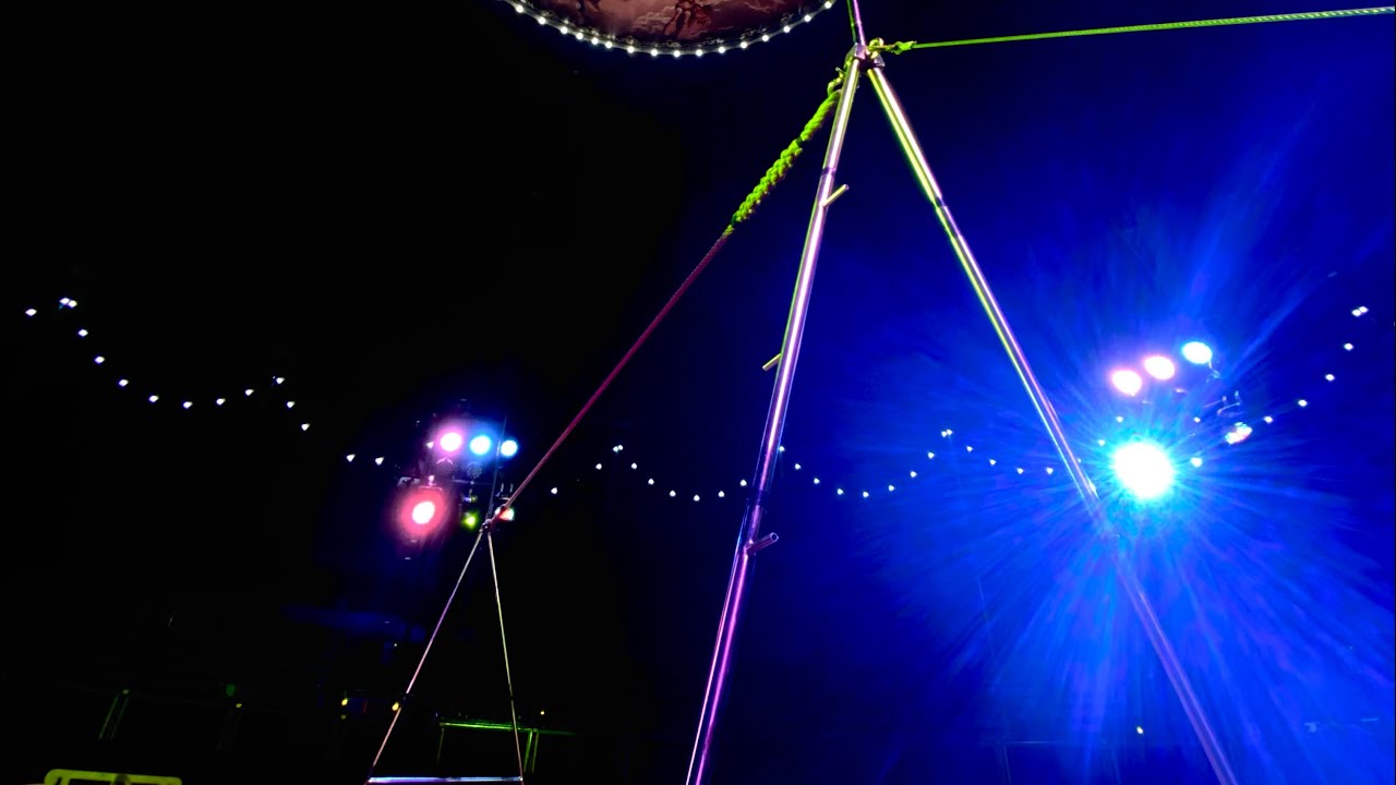 Davis Vassallo rope act with Ashley Vargas at circus Raluy!!!