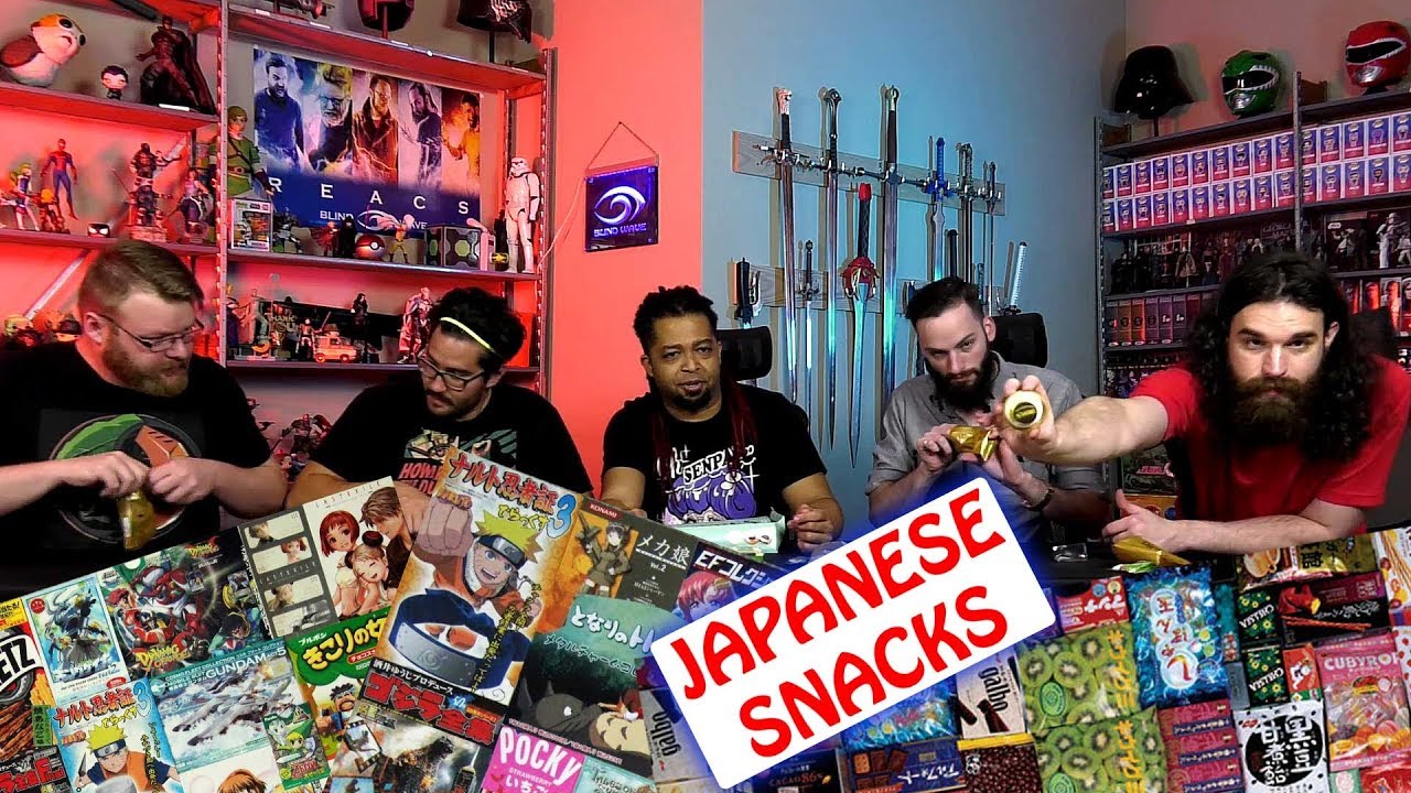 Trying out Japanese Snacks with BLINDWAVE!!!
