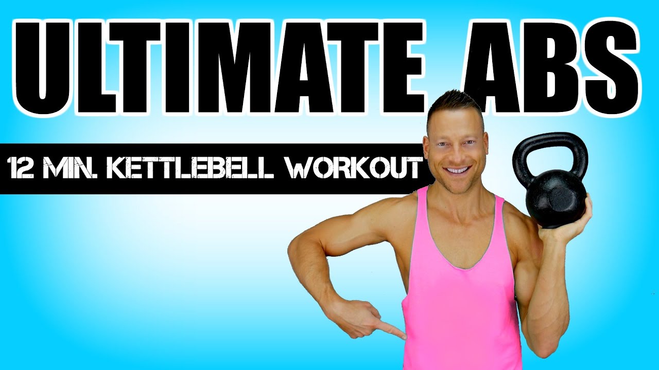 ULTIMATE KETTLEBELL AB WORKOUT | 12 Minute Kettlebell Workout With Abs Exercises For A Flat Stomach