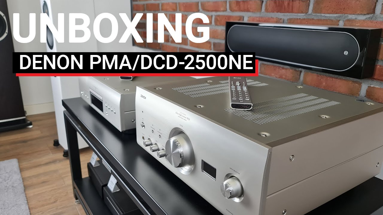 DENON PMA/DCD-2500NE Premium Silver. UNBOXING. Instal Audio Konin