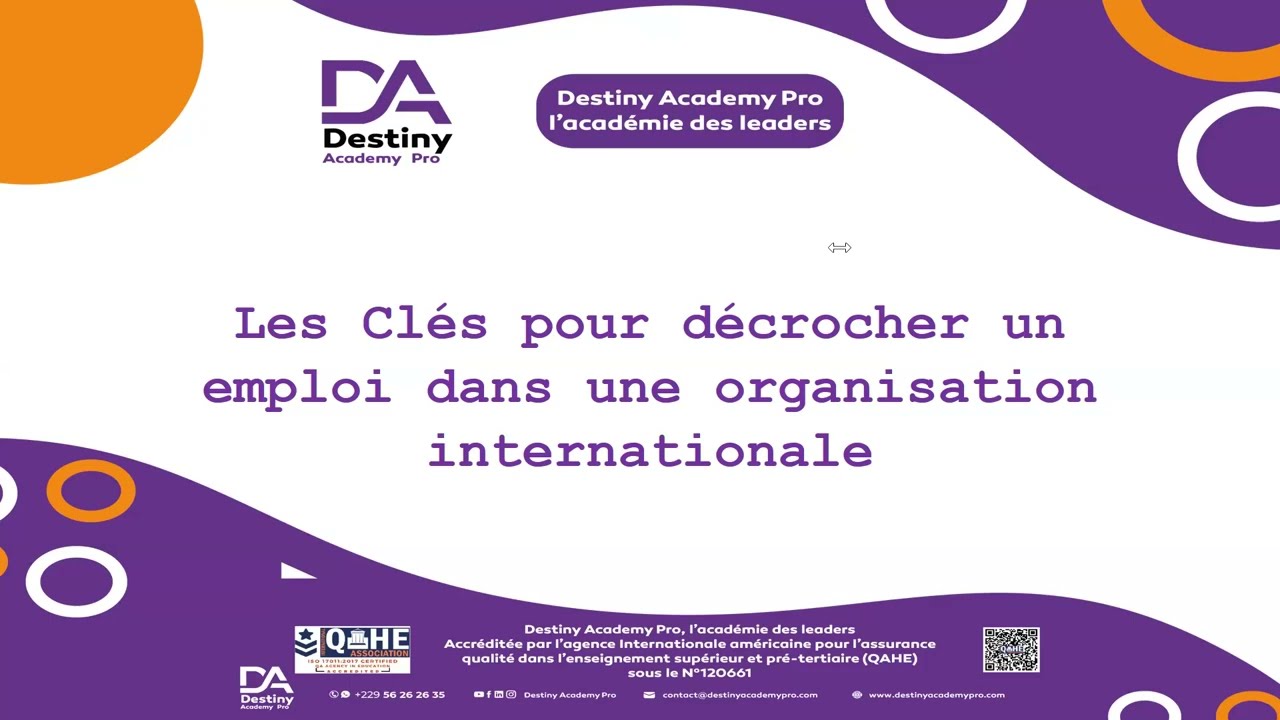 Clés pour décrocher un emploi dans une Organisation Internationale : Comment optimiser sa recherche