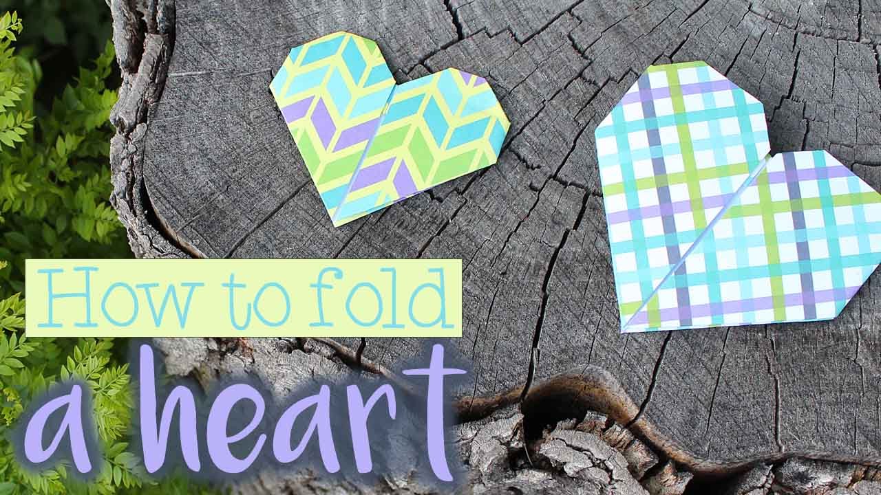 How To Fold A Heart/Heart Bookmark