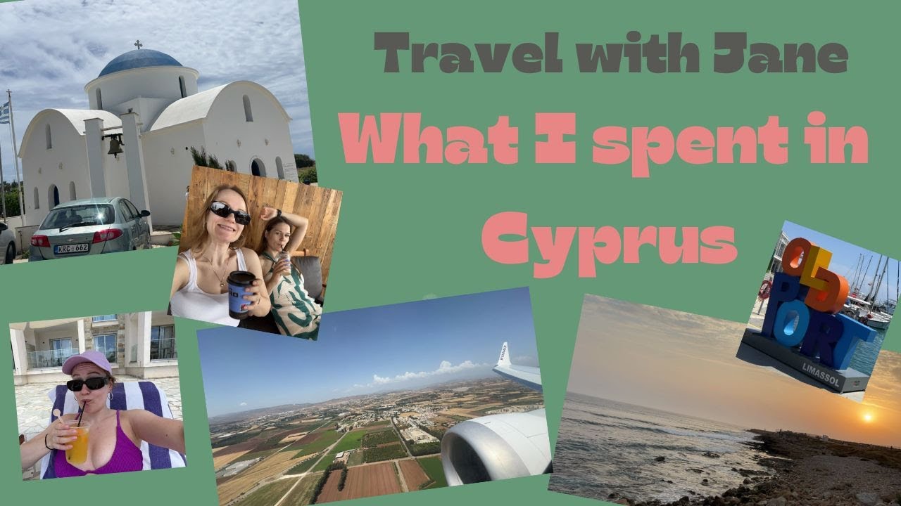 TRAVEL VLOG: Week in Cyprus + EXPENSES | budgetwithjane | Travel on a budget | Euro | Cash envelopes