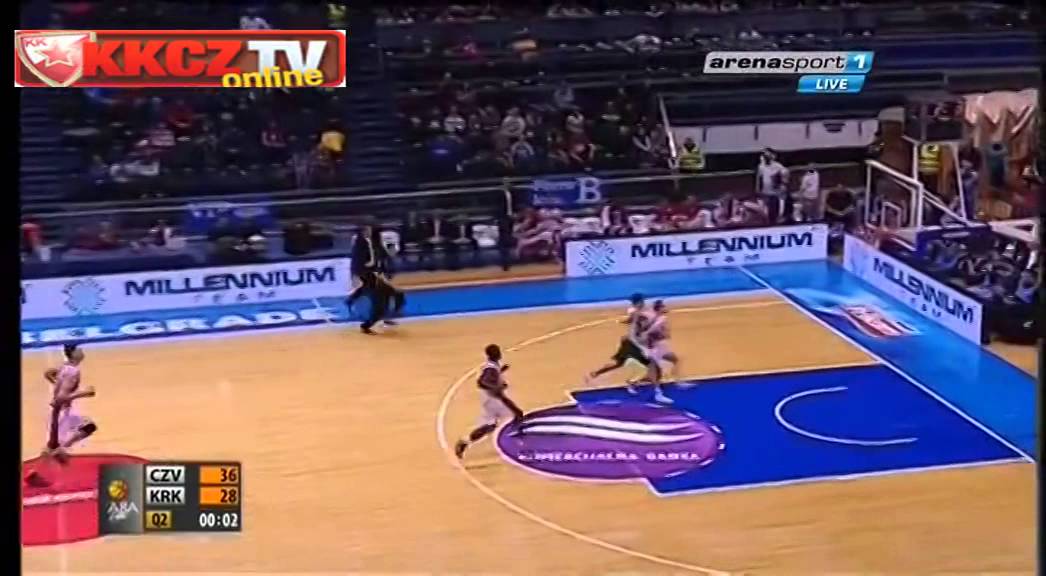 Crvena zvezda Telekom : KK Krka 78:65 | Ceo meč [ABA League 23. kolo | 8.3.2014.]