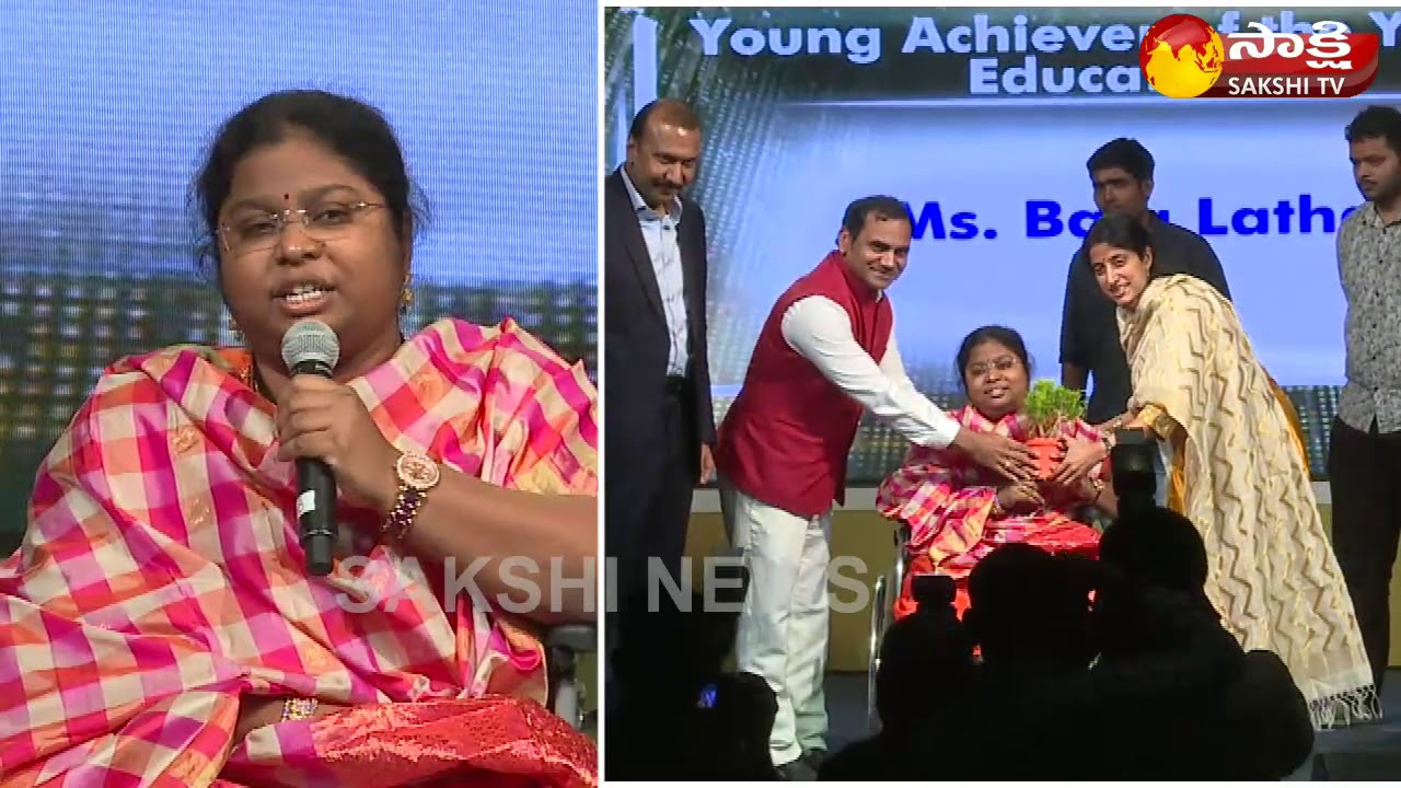 Sakshi Excellence Awards 2017 | Bala Latha Gets Young Achiever of the Year Award - Watch Exclusive