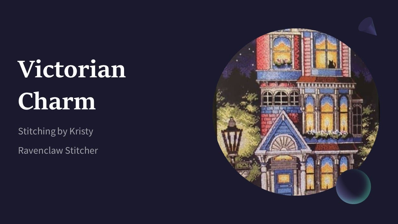 Victorian Charm Dimensions Kit Cross Stitch Time Lapse part 1
