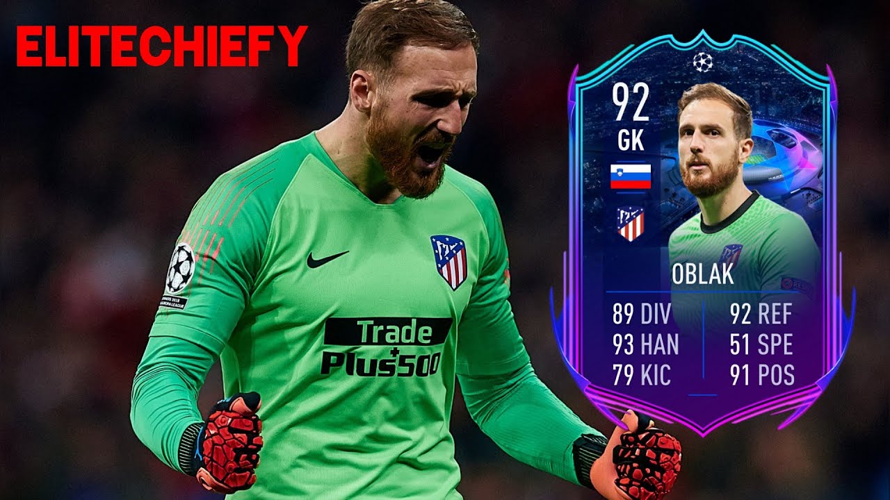 FIFA 21 92 OBLAK ROAD TO THE FINAL CARD BEST GOALKEEPER!!??