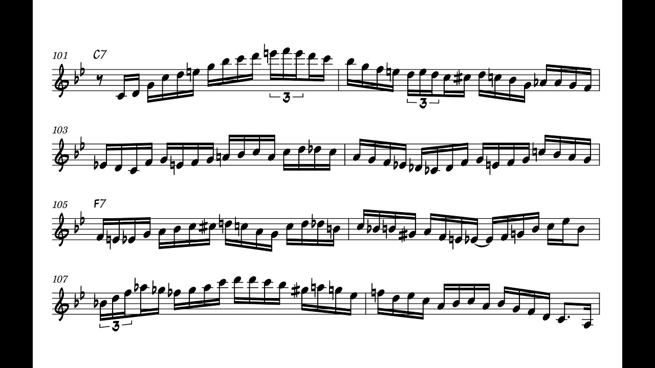 Wynton Marsalis - Bright Mississippi Solo Transcription [Updated]
