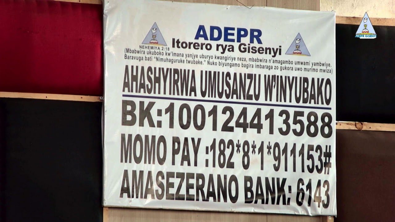AMATERANIRO YO KU CYUMWERU  | ADEPR GISENYI || 03/11/2024