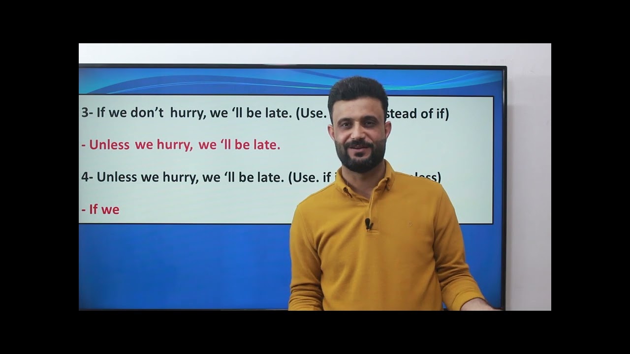 ئینگلیزی پۆلی 12 ڕێزمان یونتی پێنج بابەتی unless و if not