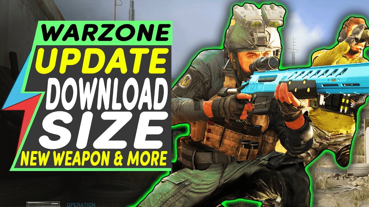 WARZONE UPDATE DOWNLOAD SIZE - NEW WEAPONS RELEASE TIME (Modern Warfare)