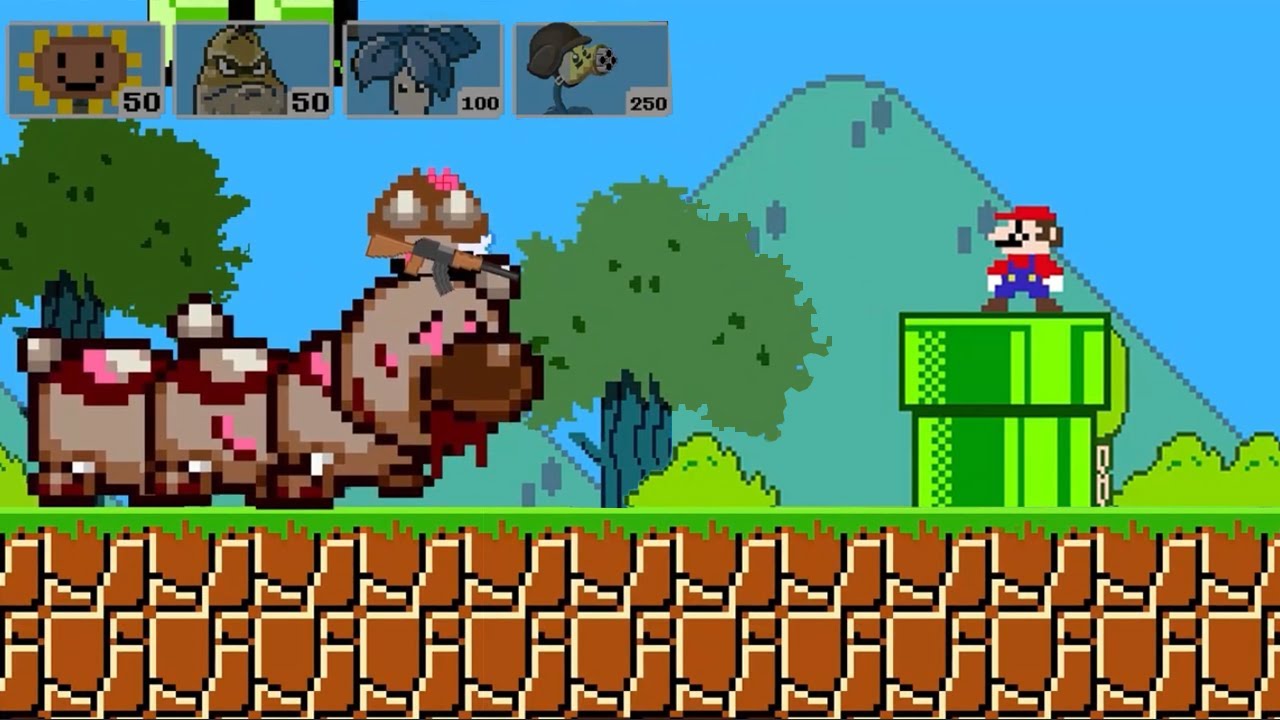 When Everything Mario Touches Turns Into Slime! 🤢🟢