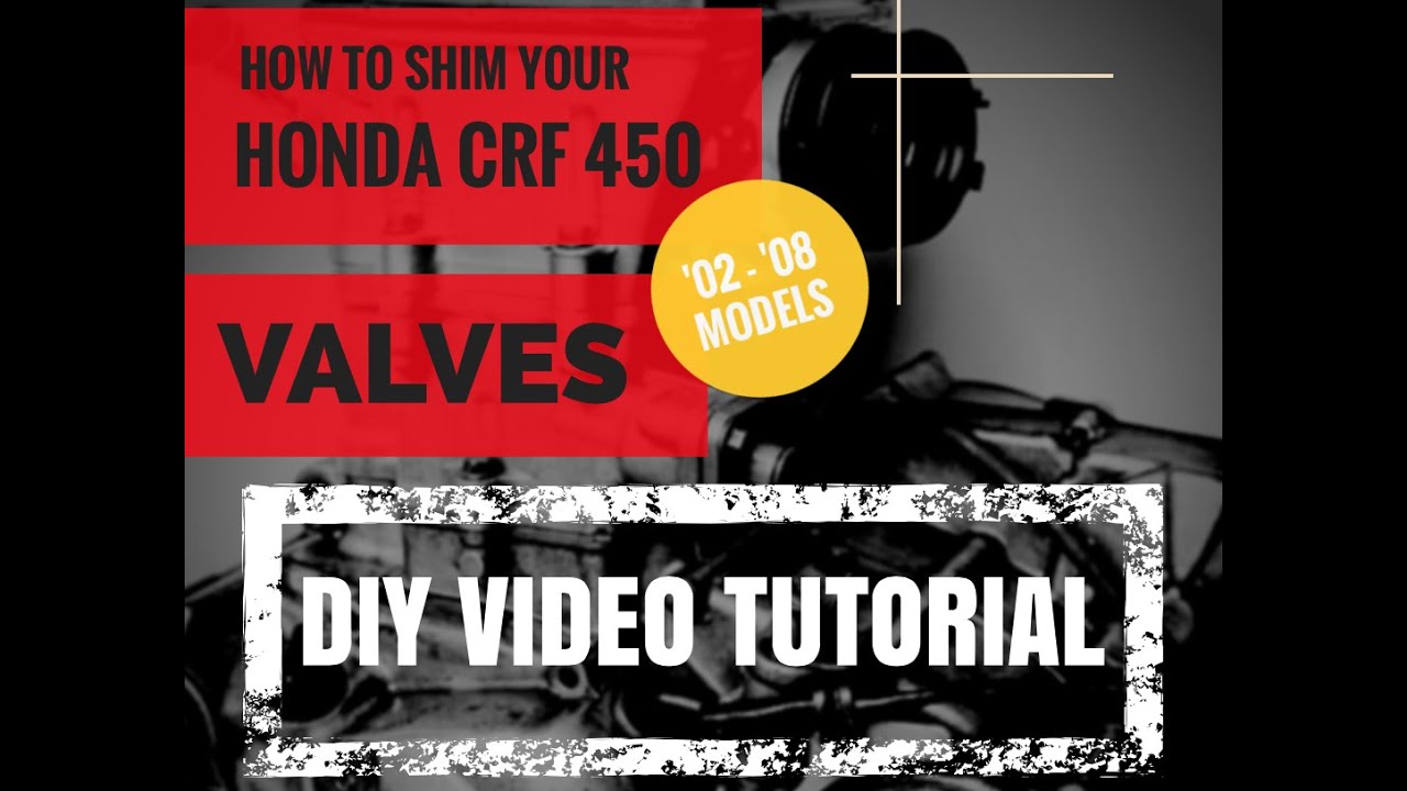 Honda CRF 450 Valve Clearance / Adjustment / Shim How-To