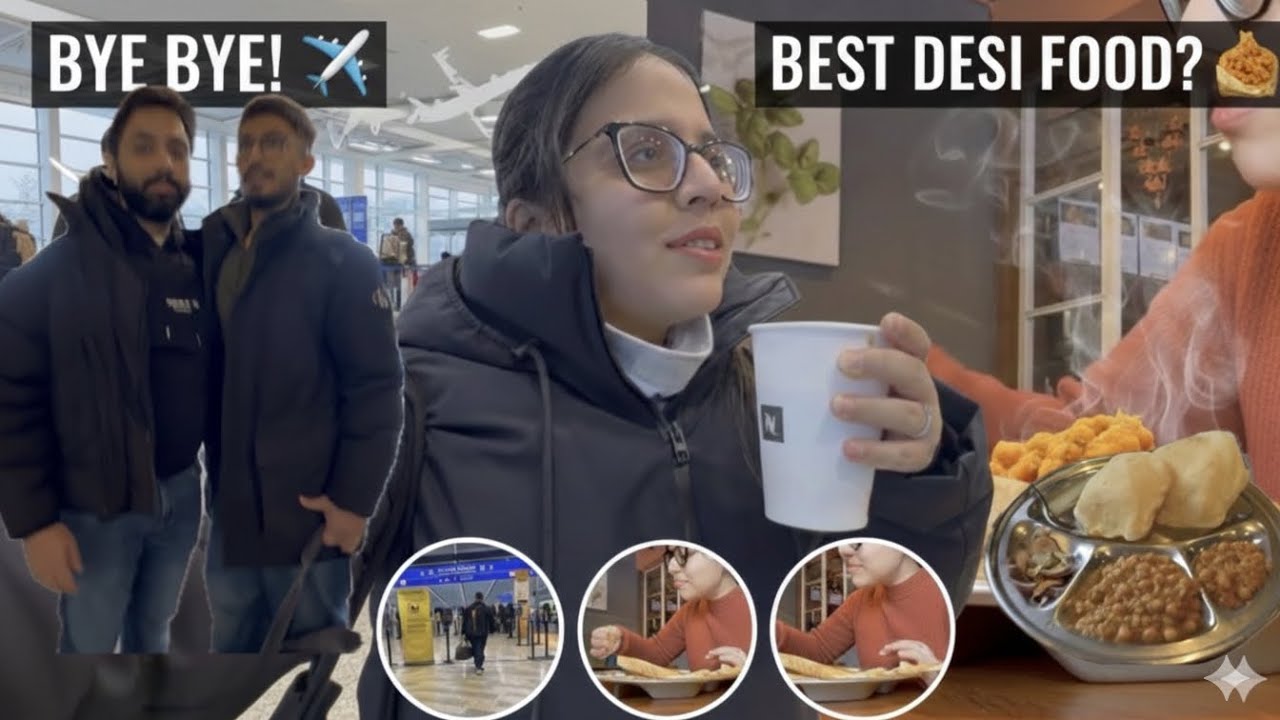 Airport Goodbyes & Our Favorite Indian Food in Finland! 🇮🇳✈️