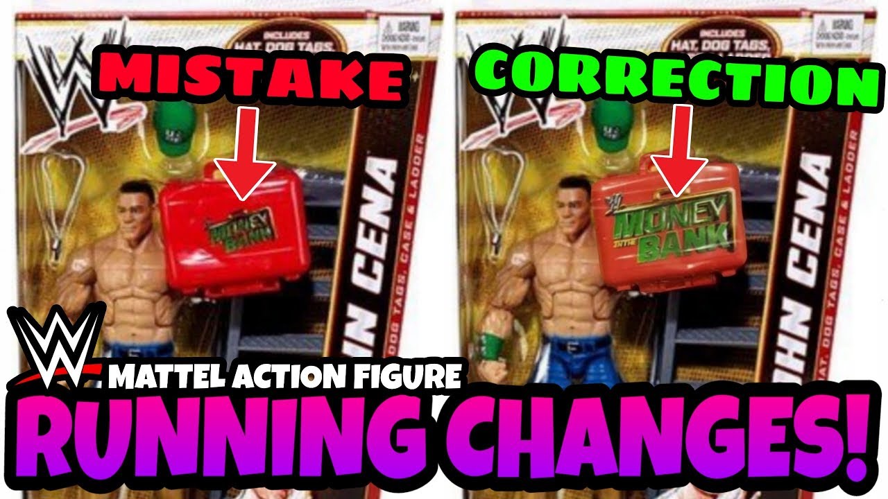 Фигурка WWE RUNNING CHANGES от Mattel