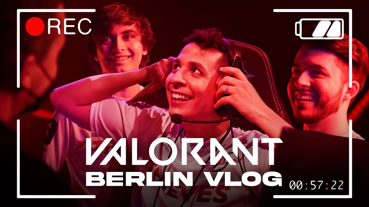 100T VALORANT touch grass for 1st time | Berlin VLOG