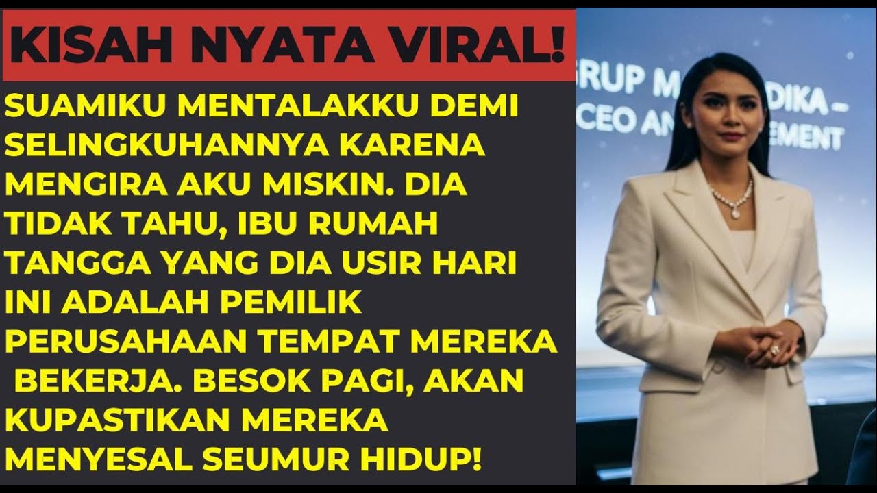 SUAMI & PELAKOR PUCAT! Istri yang Diusir Ternyata CEO Baru Mereka!
