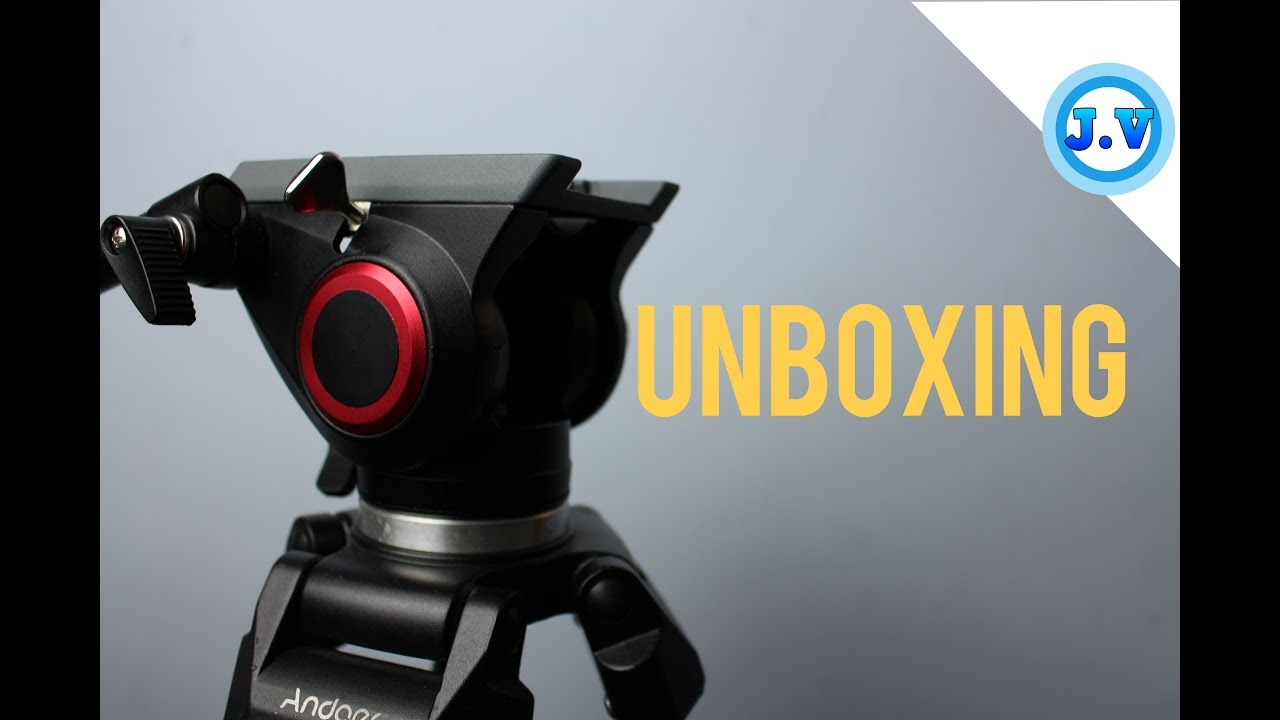 Unboxing of my new tripod | Andoer Professional Video Camera Tripod