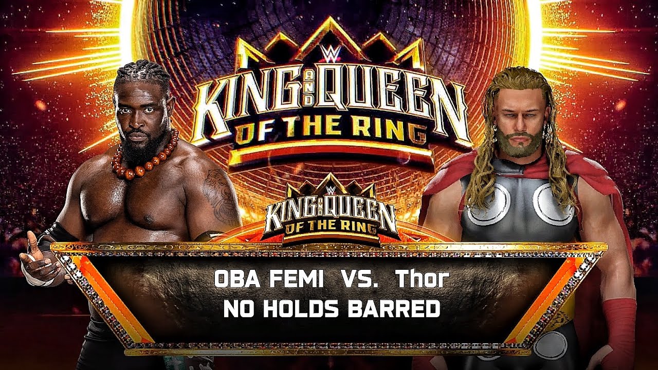 Oba Femi Vs Thor - No Holds Barred  Match