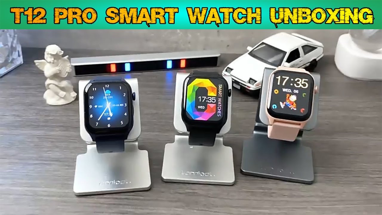 T12 pro smartwatch | 1.85 inch Display | Smart tech Accessories | Unboxing |