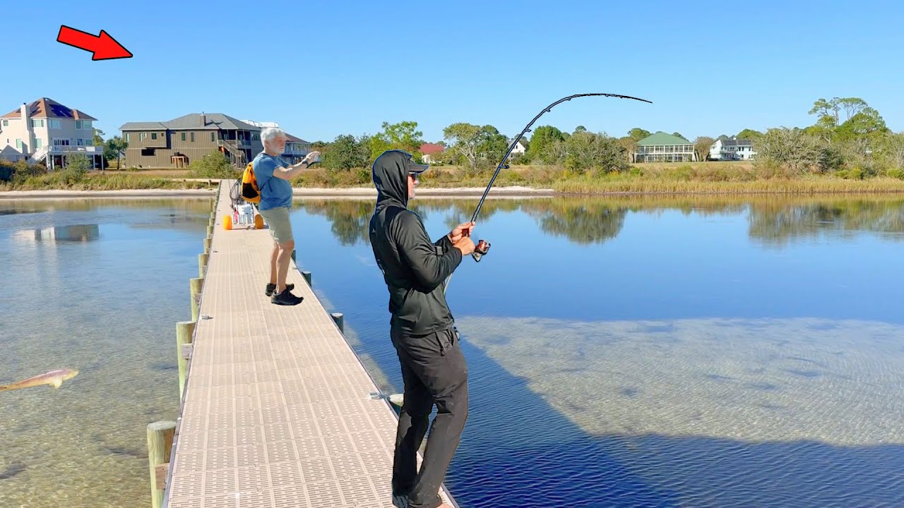 Crazy Catch from Someone's Backyard!