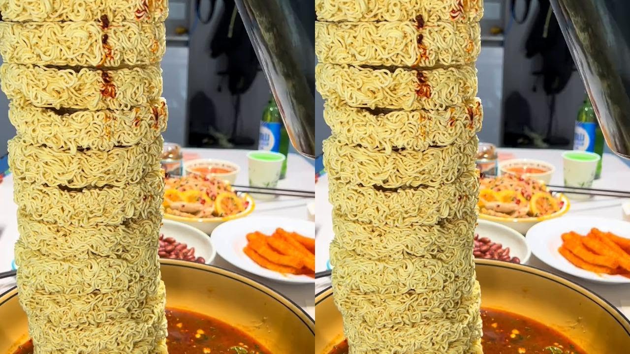 Deep night hunger, #Douyin Food Recommender, so delicious. #