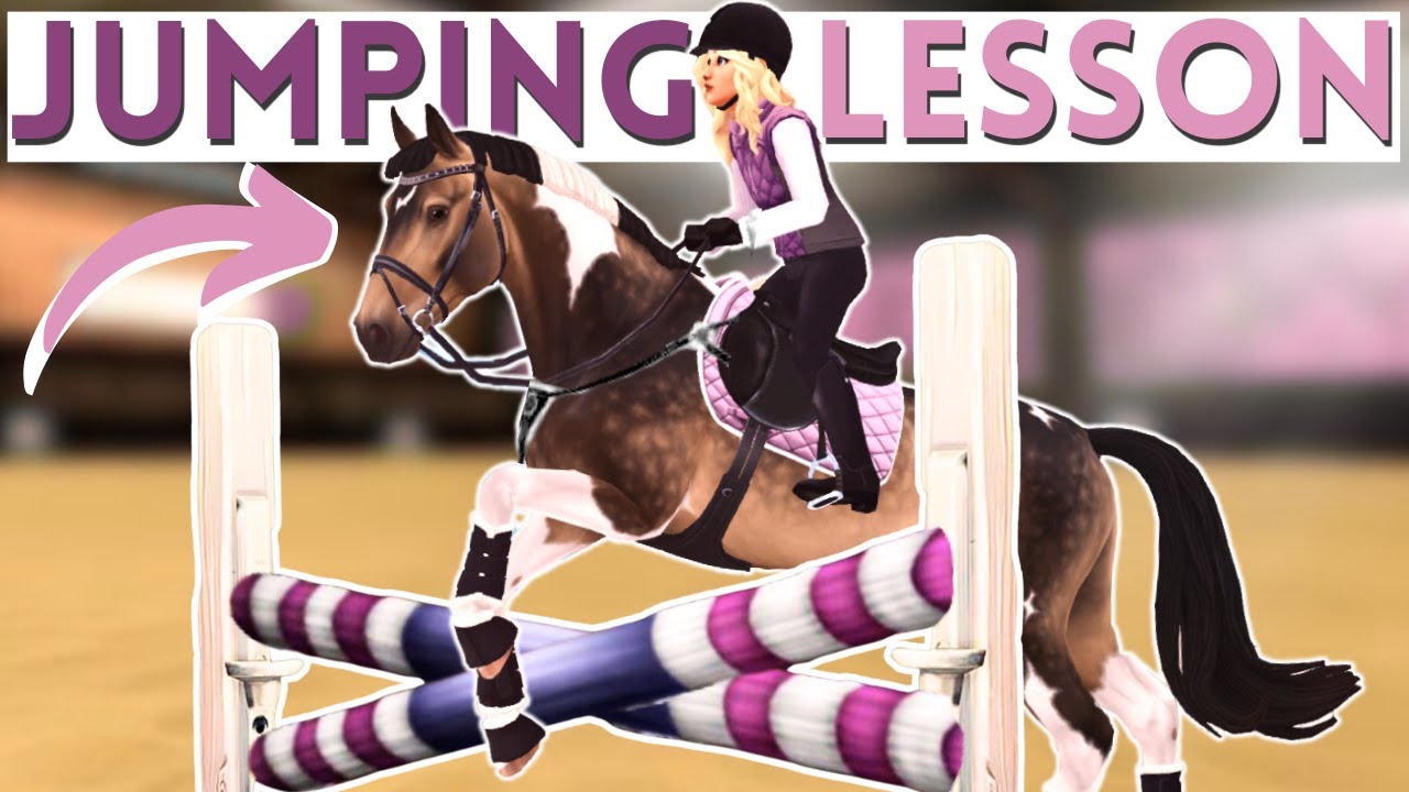 Первый урок прыжков с моим НОВЫМ коньком! Реалистичная ролевая игра Star Stable II