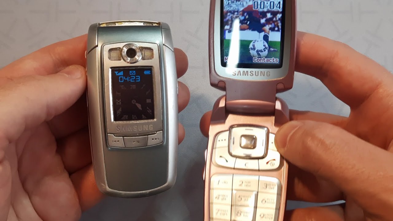 Incoming call & Outgoing call at the Same Time Samsung SGH-E720 + Samsung SGH-X670