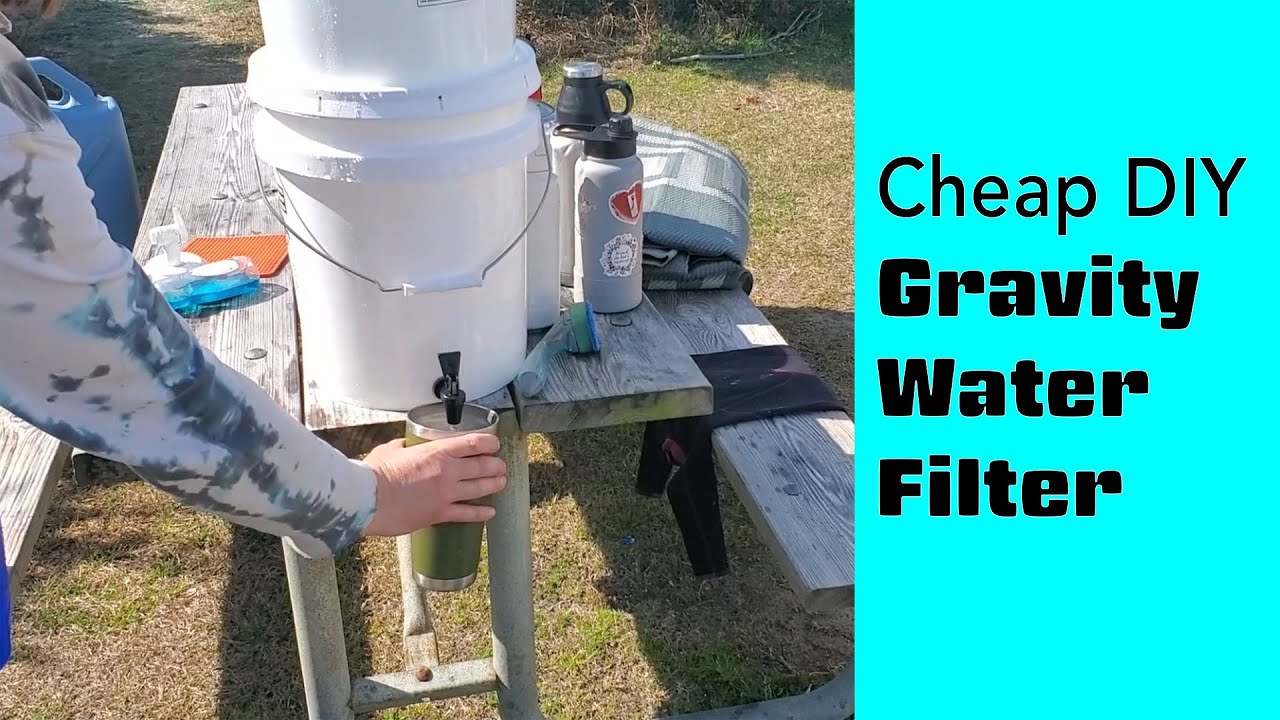 DIY water filter - CHEAP - step by step