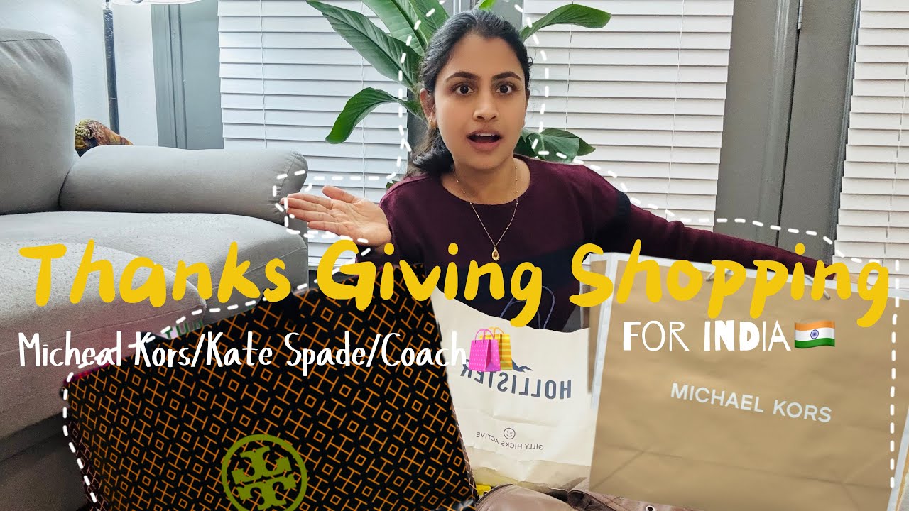 మీరు Thanksgiving Shopping చేసారా🛍️| ఇంత Cheap గా Micheal Kors/ Tory Burch/ Kate Spade Handbags😱👜