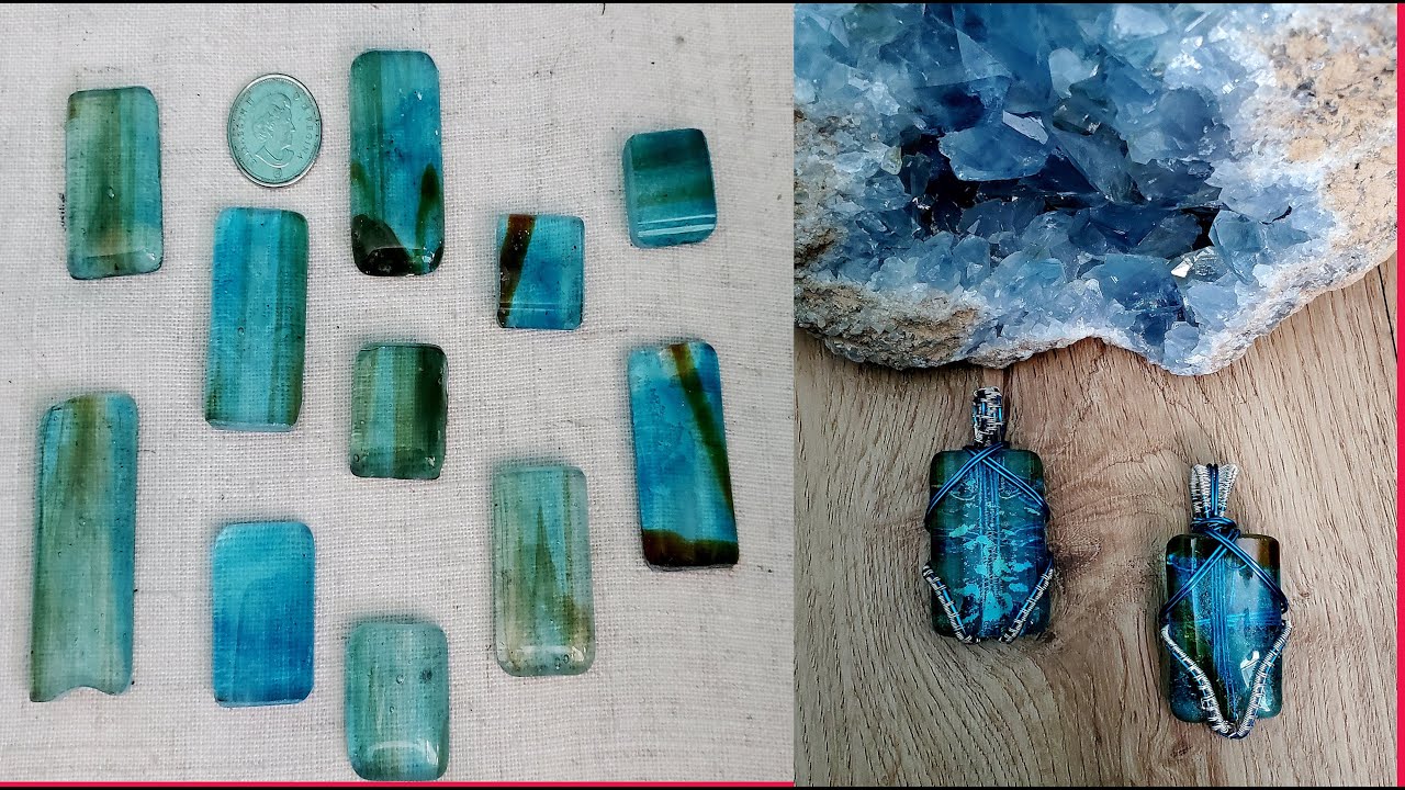 Upcycle Your Old Tiles into a Wire Wrapped Glass Pendant
