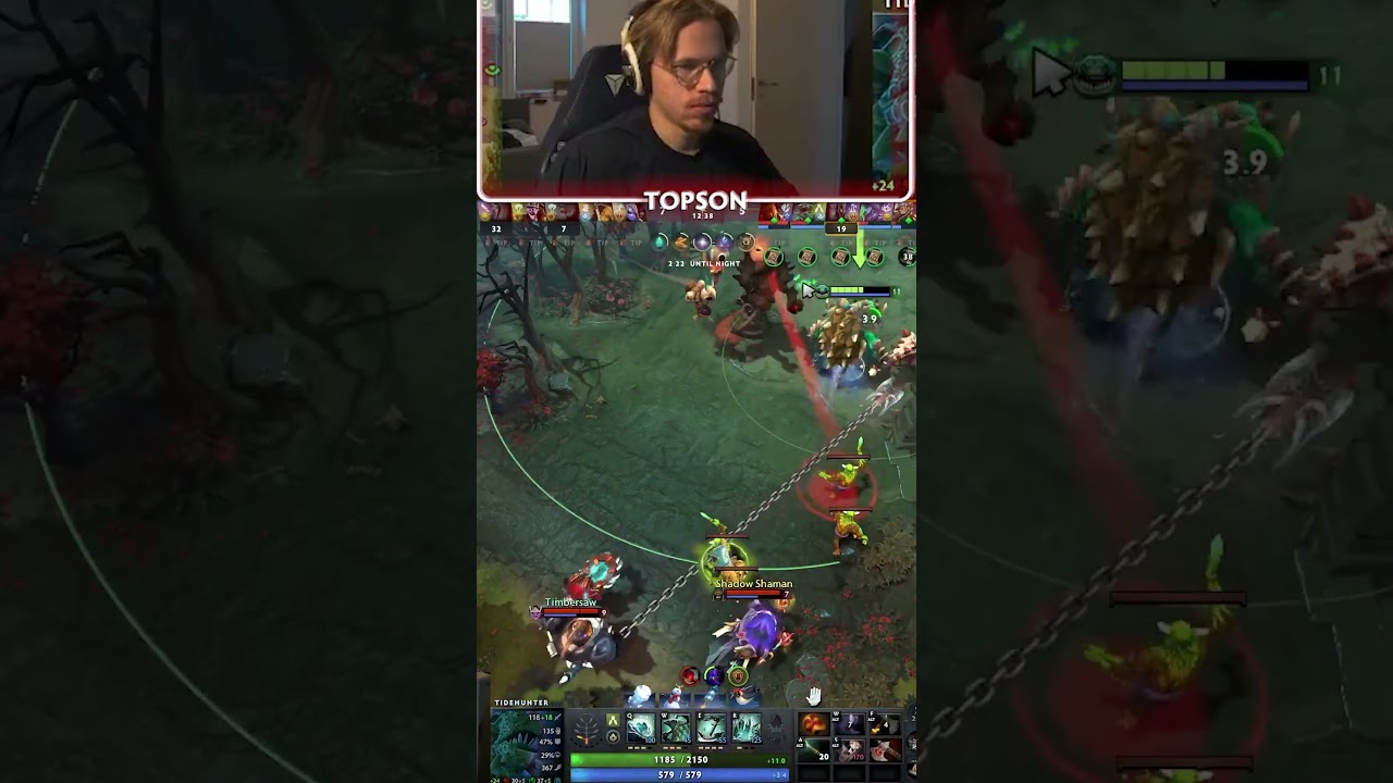 This is Genuinely Most Impressive Tree-Cut from Topson in Dota 2 #outplay #dota2 #gaming #outplayed