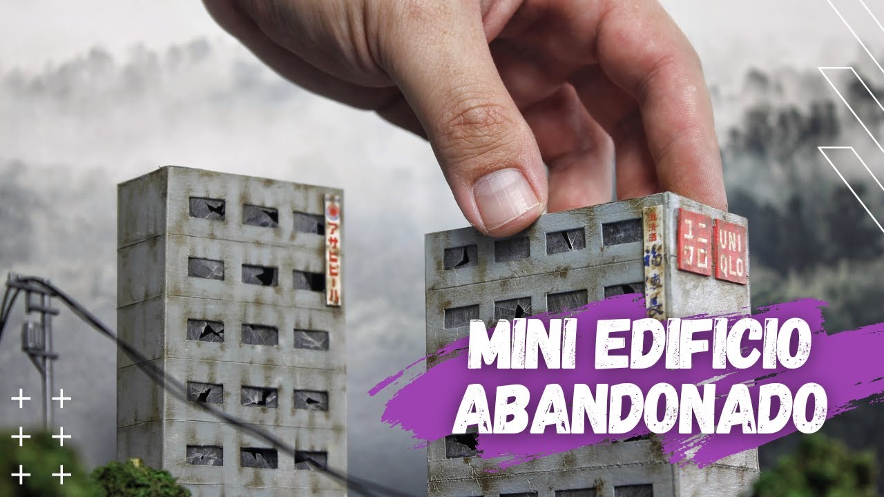TUTORIAL | Mini EDIFICIO... ¡¡ABANDONADO!! 😱😱😱