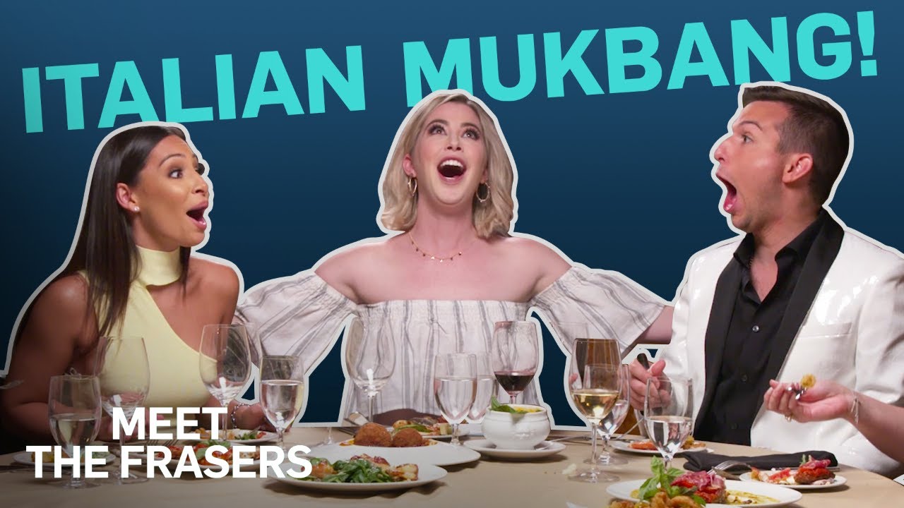 Psychic & Beauty Queen Do an Italian-Style Mukbang | Meet the Frasers | E!