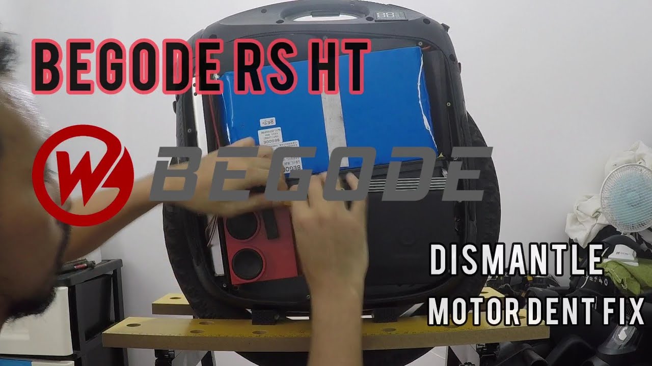 EUC | Begode RS HT | Dismantle | Motor Dent Fix | Cai-Gaganaz Collab!