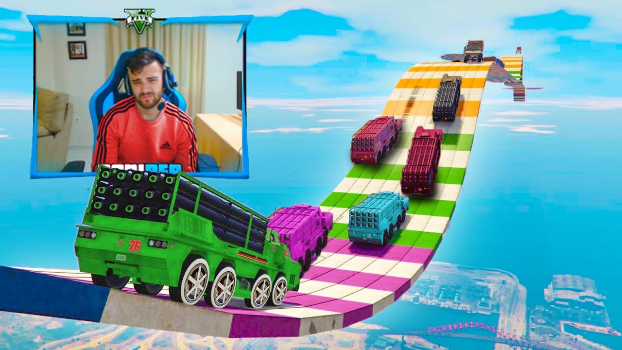 CARA A CARA ÉPICO! CAMINO DE SALTOS INCREIBLE!! - GTA V ONLINE