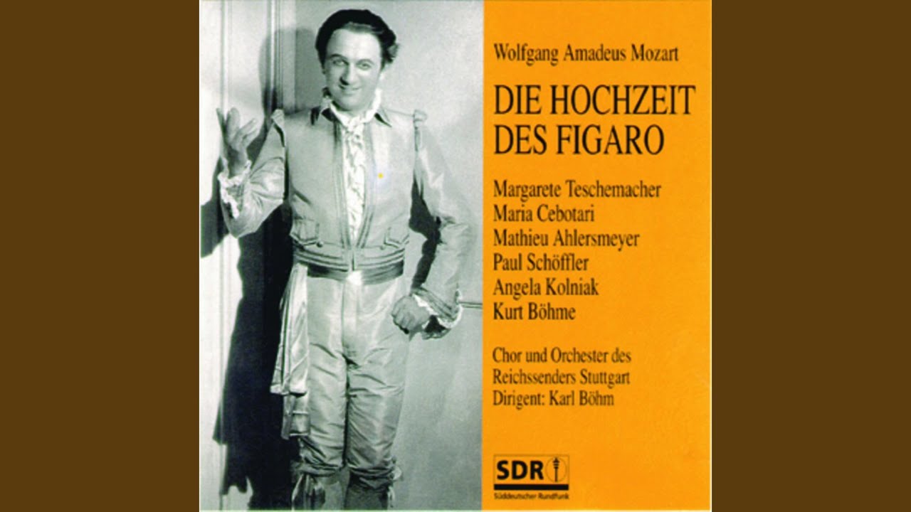 Sollt einstens die Gr&auml;fin zur Nachtzeit dir schellen (Figaros Hochzeit)