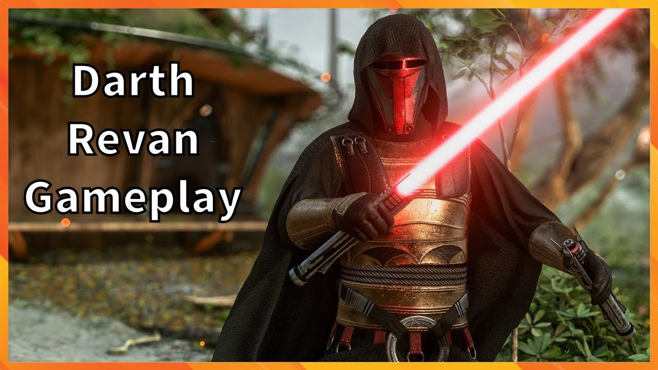 Darth Revan Gameplay Star Wars Battlefront 2