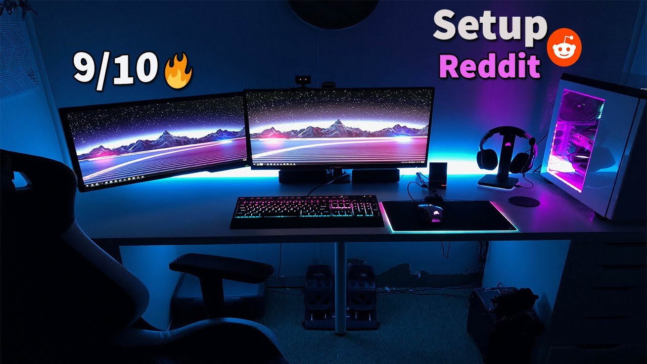 Je note les meilleurs setup gaming 2020 sur Reddit ! (c'est incroyable)