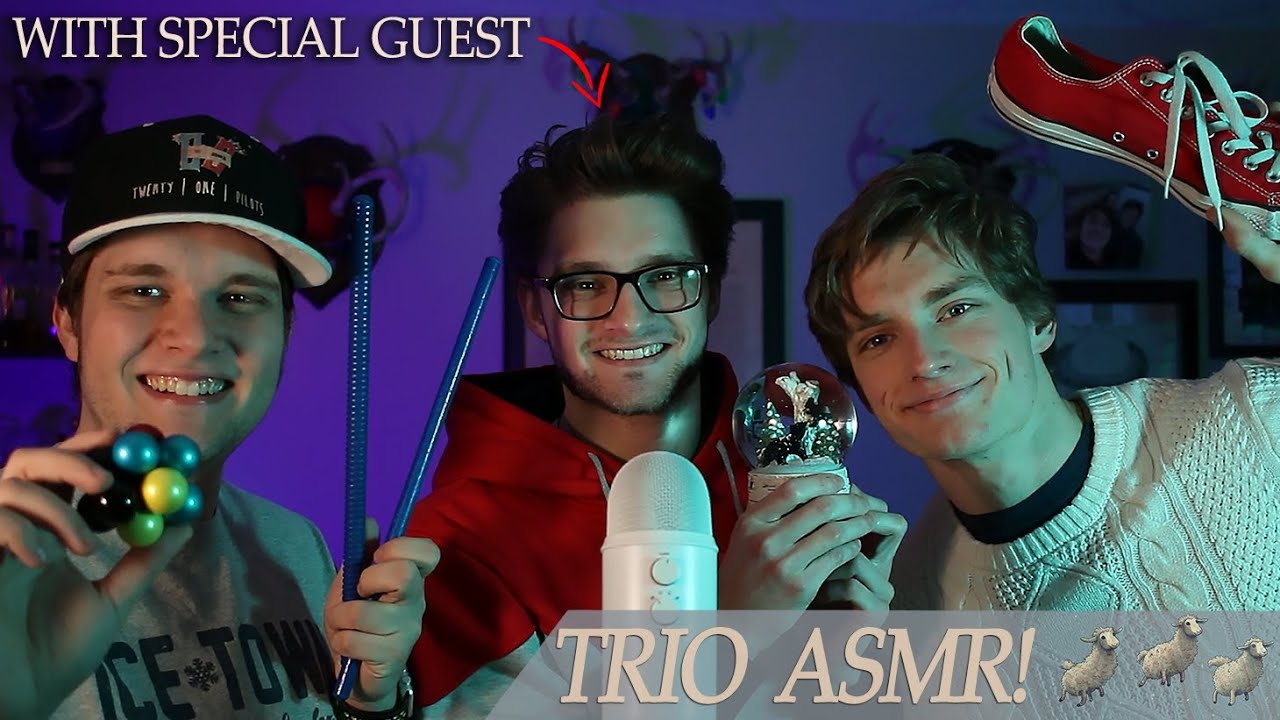 Three Brothers do ASMR - (Trio Sounds + 4 Sheep)