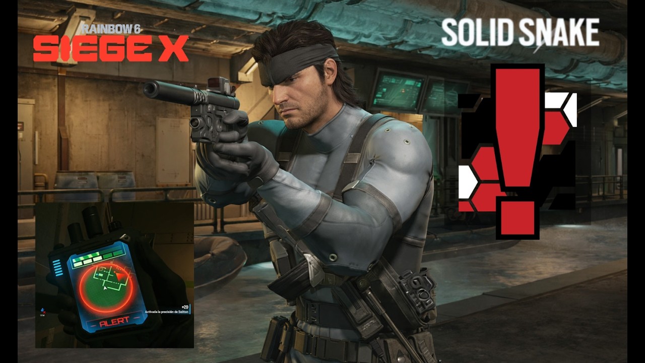 Probando por PRIMERA VEZ a SOLID SNAKE en Rainbow Six Siege X ! *ES UNA LOCURA* 🤯