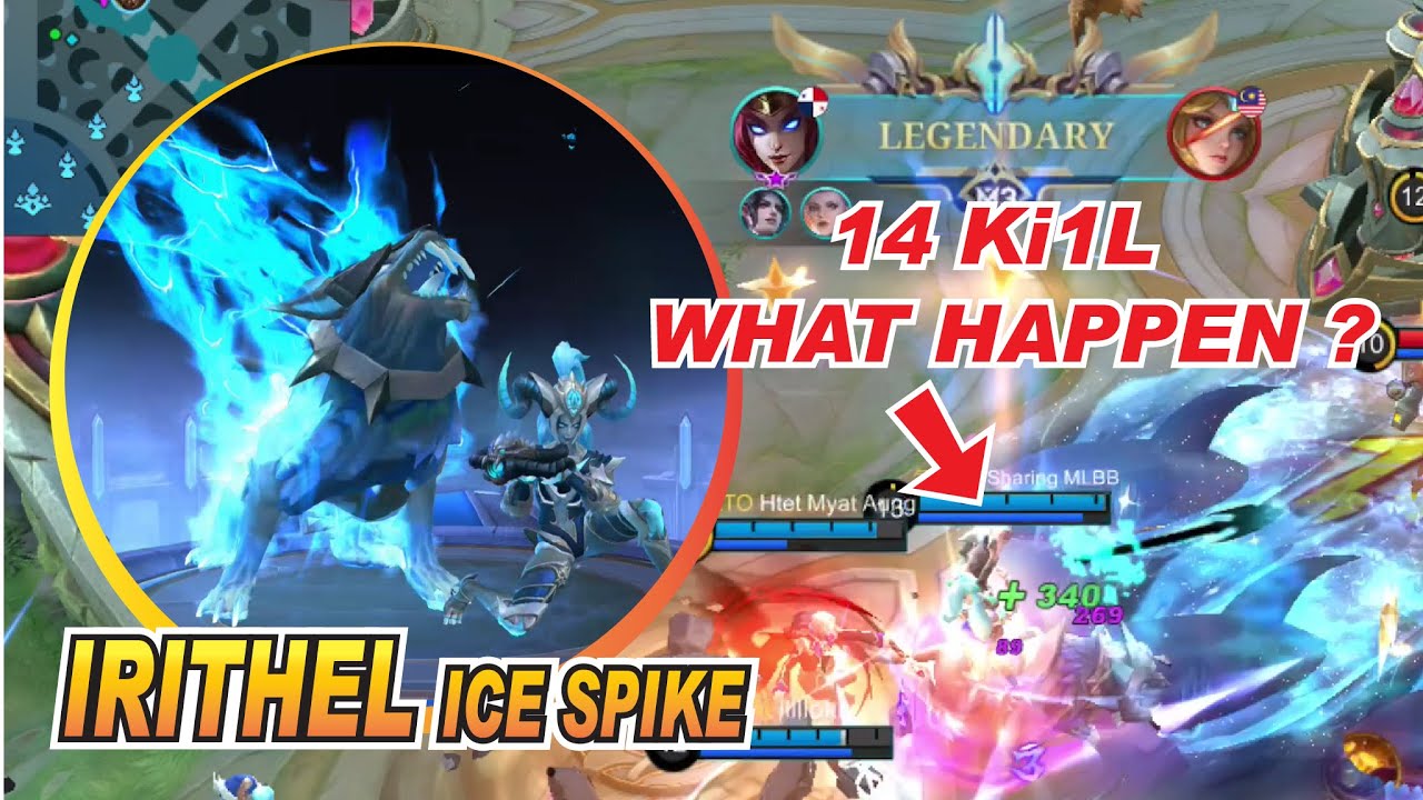 IRITHEL EMBLEM SET ( Assassin ) and BEST BUILD | ICE SPIKE Gameplay | Epic Hellfire Painted Skin