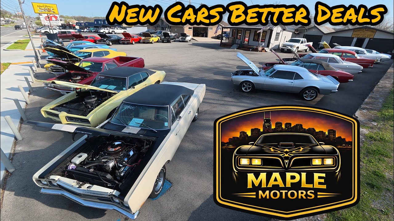 Maple Motors Muscle Car Inventory Update Every Car 3/16/26 American HotRods ENGINES / PRICES / Deals