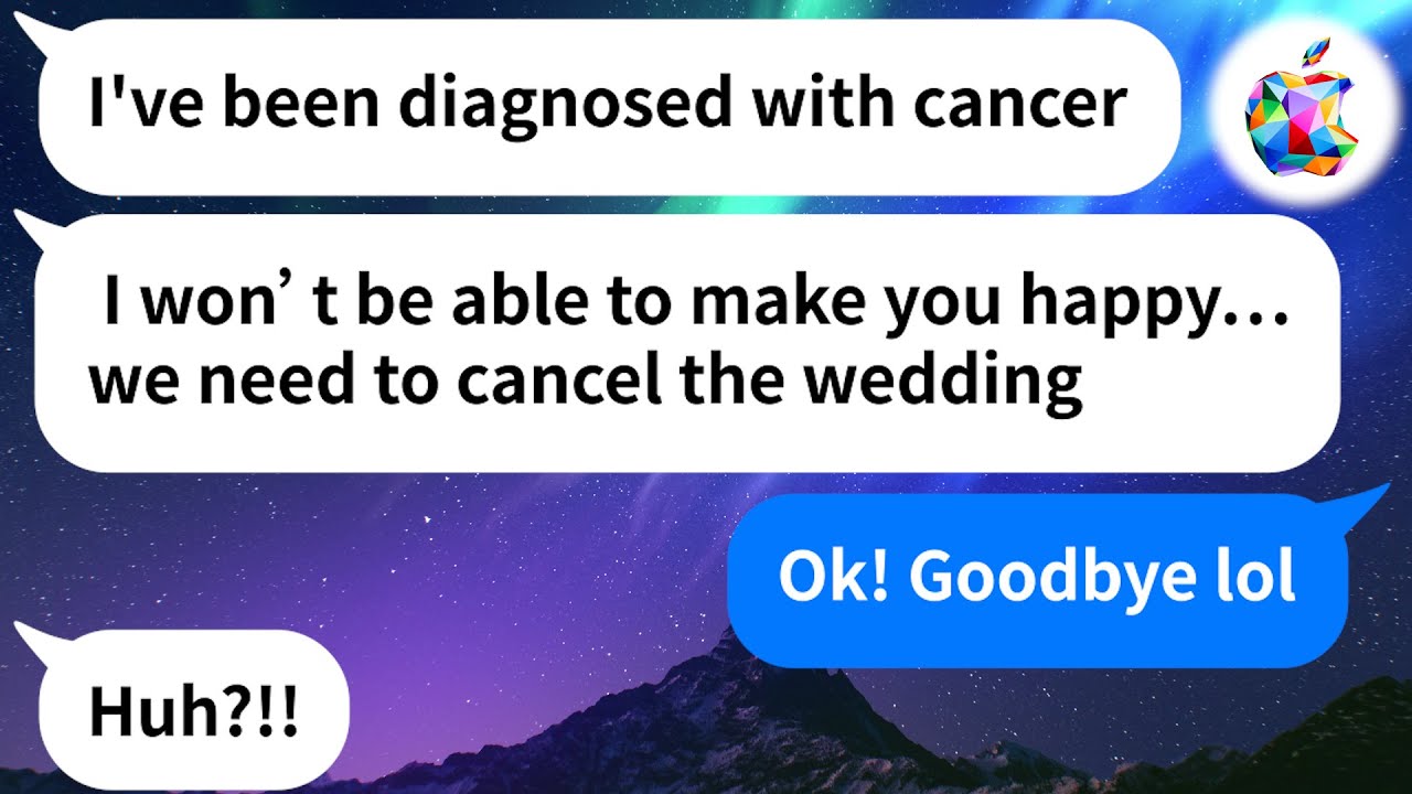 【Apple】My fiancé lied about having cancer to try and get out of the wedding on the day of!!