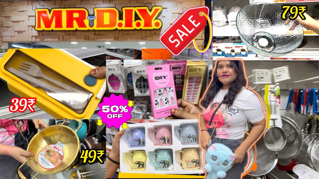 MR.DIY store tour, kitchen products upto 70%off | MR DIY haul | MR. DIY 2024 | starting @ ₹10🤩
