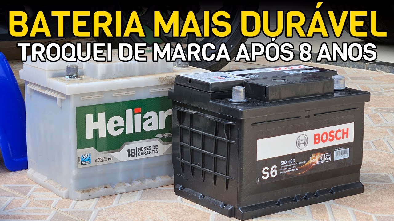 Quanto TEMPO DURA uma Bateria de Carro? Quanto paguei em 60 Ah