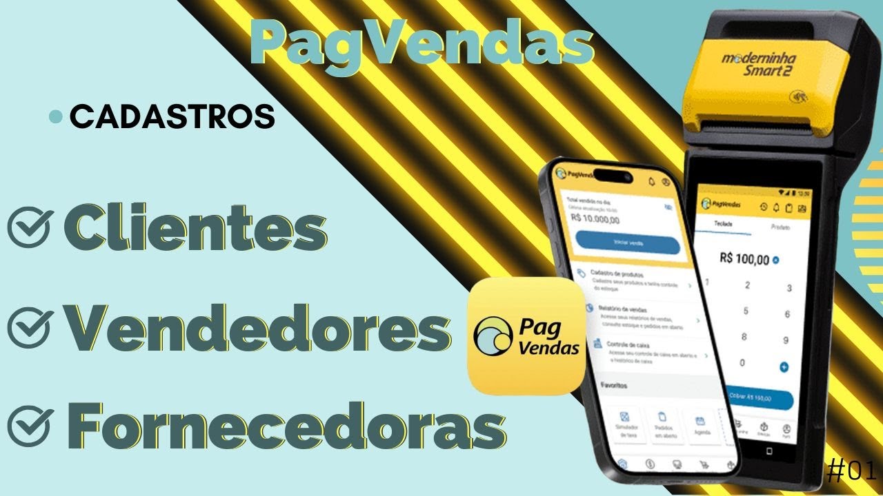 PagVendas CADASTROS de Vendedores Fornecedores