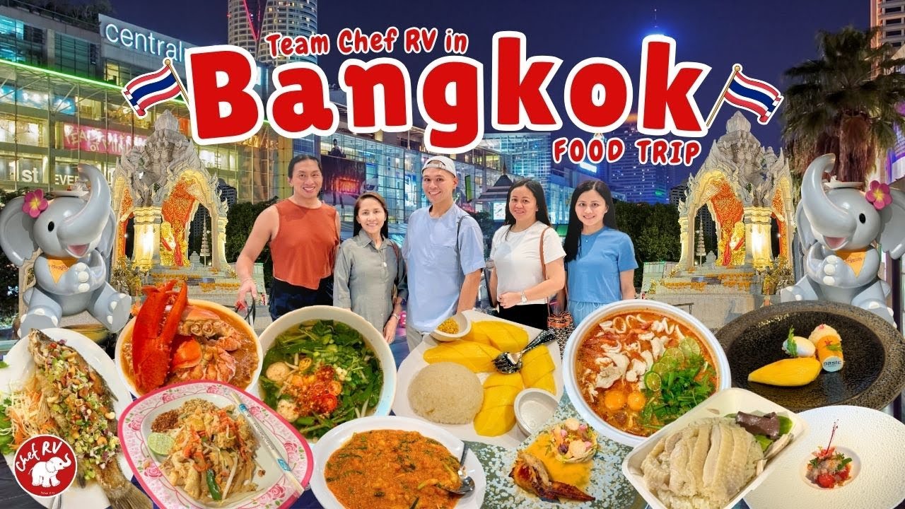 ₱100 to ₱6,000 BANGKOK FOOD TRIP 2024 with Team Chef RV